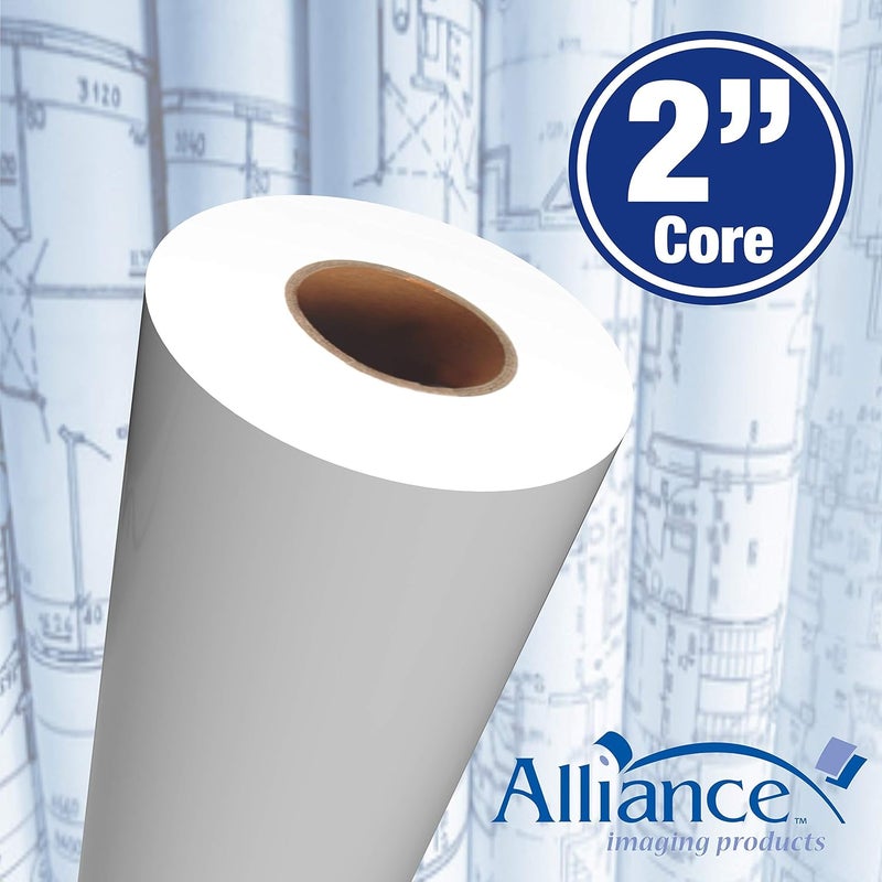Alliance Wide Format Paper 24" x 150' CAD Bond Rolls (20lb | 4 Rolls, 24 In x 150 Ft | 2" Core) - Image 3